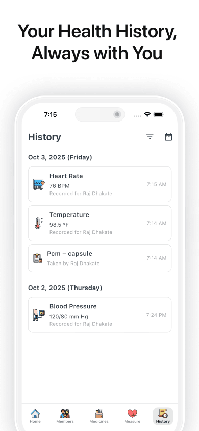 Your Health History, Always with You - Takecare App Screenshot